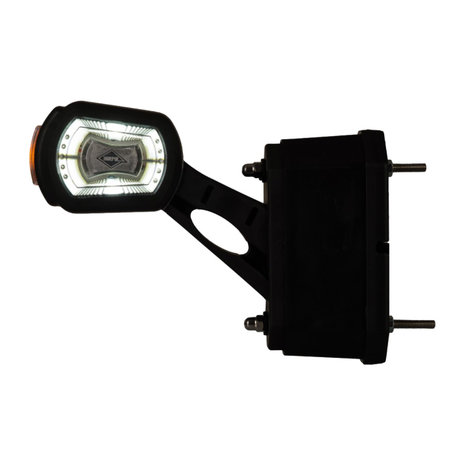 Horpol LED Breedtelamp + Sensor 12-24V 3-Functies Rechts LD 2725