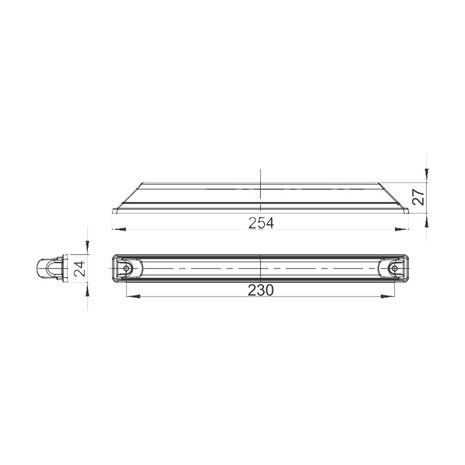 Horpol LED Richtingaanwijzer Lang LKD 664