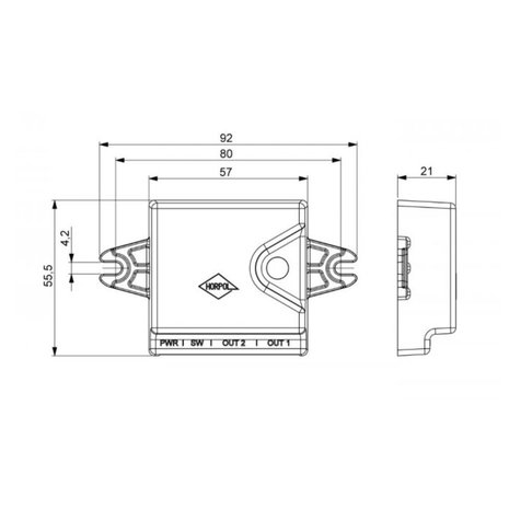 Horpol Laadklep Knippermodule PRZ 2201