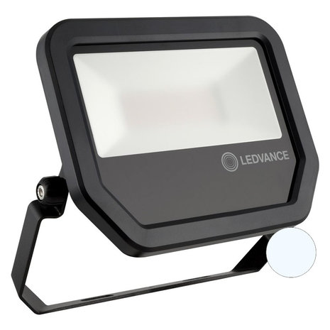 Ledvance 30W LED Bouwlamp 230V Zwart 6500K Koudwit