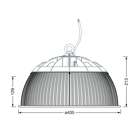 Aluminium Reflector Voor Highbay Lamp