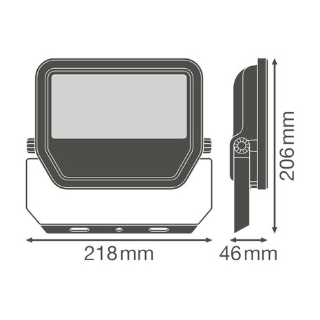 Ledvance 50W LED Bouwlamp 230V Wit 4000K Neutraalwit