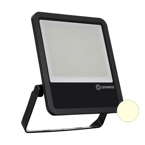 Ledvance 200W LED Bouwlamp 230V Zwart 3000K Warmwit