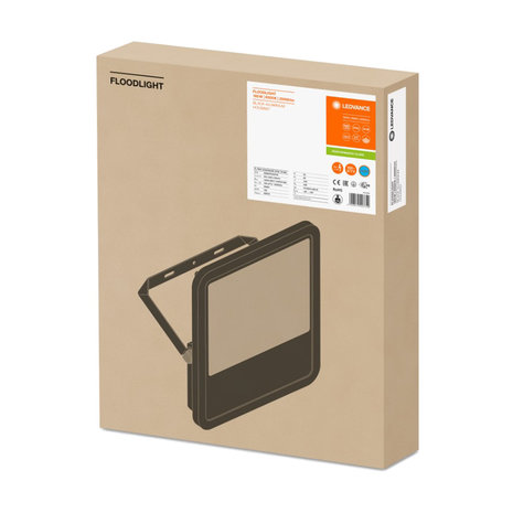 Ledvance 165W LED Bouwlamp 230V Zwart 6500K Koudwit