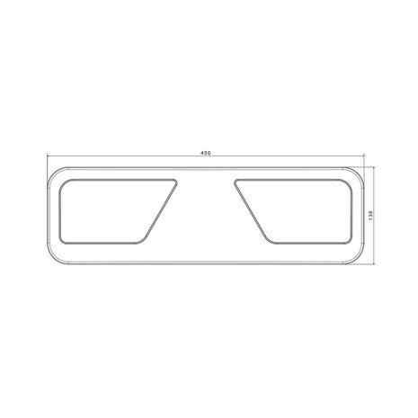 Fristom FT-700 LED Achterlicht Rechts 5-Functies 24V