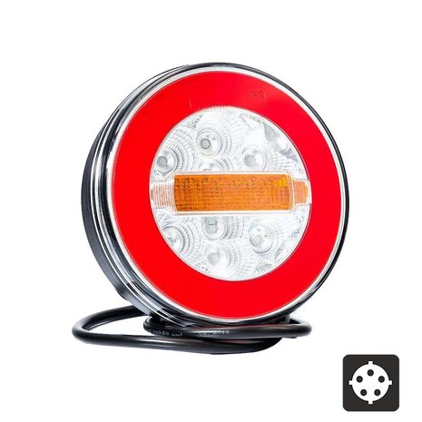 Fristom FT-110 Neon-look LED Achterlicht 3-Functies Bajonet