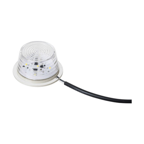 Horpol LED Breedtelamp Unit Voormarkering Wit 12-24V + 5,2m Kabel