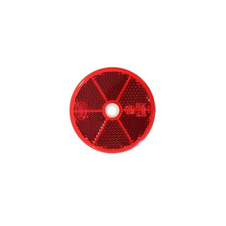 Reflector Rond Ø60mm Rood
