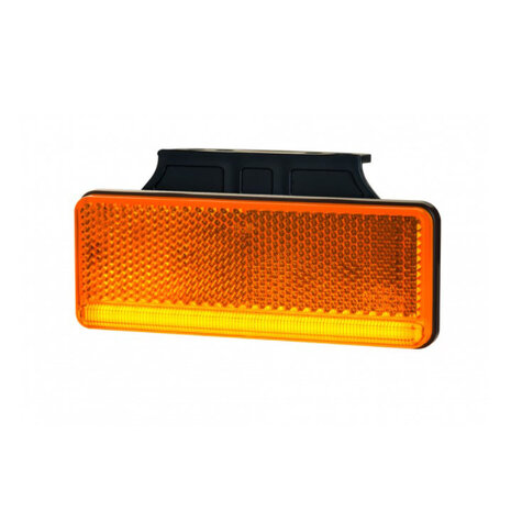 Horpol LED Zijmarkering Oranje 12-24V NEON-look met Bevestigingsbeugel LD 2510