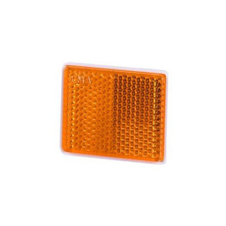 Reflector Vierkant Met Plakstrip 47,7x38,5mm Oranje