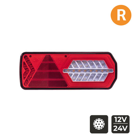 Dasteri DSL-5002TR LED Achterlicht Rechts + Driehoek Reflector