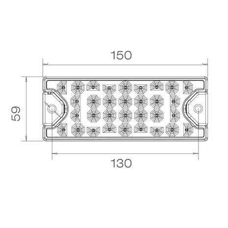 Aspöck Miniled II LED Mistlamp