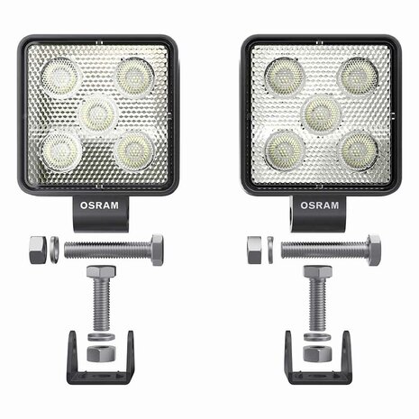 Osram Mini LED Werklamp Vierkant VX70-WD 2 stuks