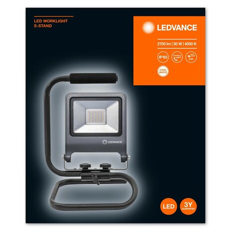 LEDVANCE 30W LED Werklamp 230V + Handvat