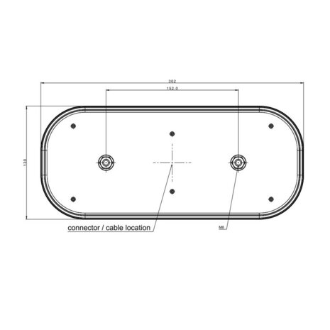 Fristom FT-600 LED Achterlicht Rechts 6-Functies met Kentekenverlichting