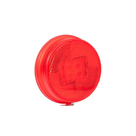 Fristom LED Markeringslamp Rond Rood + 0,5m Kabel