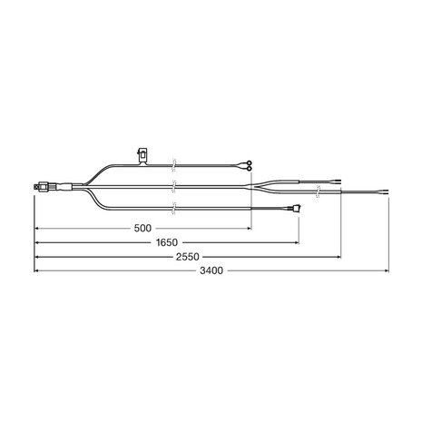 Osram Aansluitset Dubbel Plug & Play 12V 20A