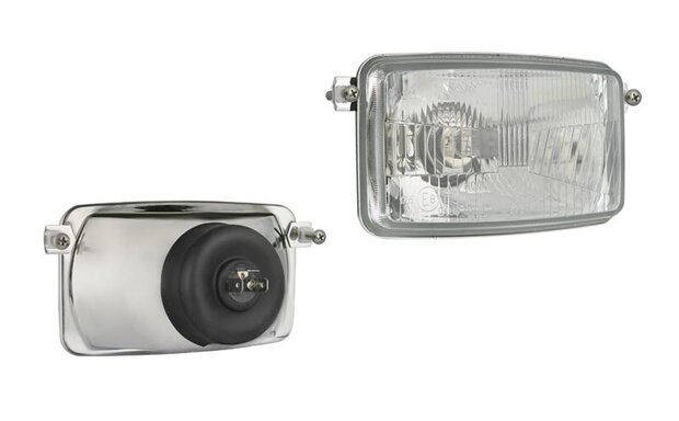 Koplamp H4 156x93x86 Inclusief 12V Lampjes