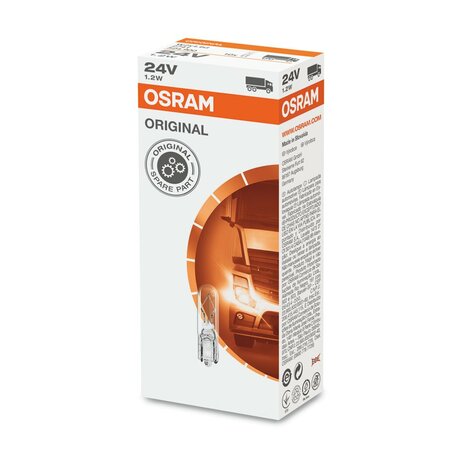 Osram Gloeilamp 24V Original Line W2x4.6d 10 Stuks