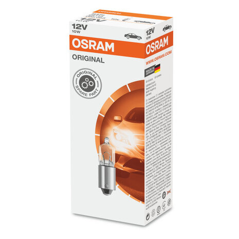 Osram Gloeilamp 12V BA9s Original Line 10 Stuks