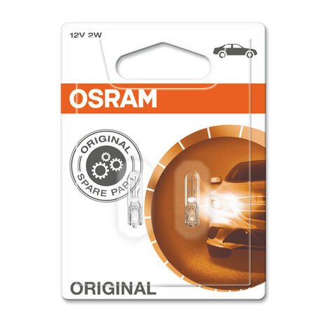 Osram Gloeilamp 12V W2x4.6d Original Line 2 Stuks