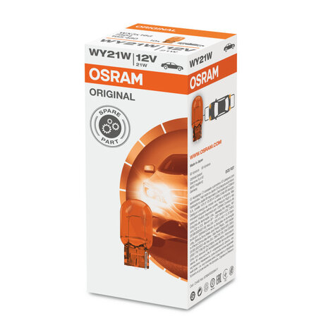 Osram WY21W Gloeilamp 12V WX3x16d Original Line 10 Stuks