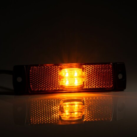 Fristom LED Markeringslamp Oranje + Reflector FT-017