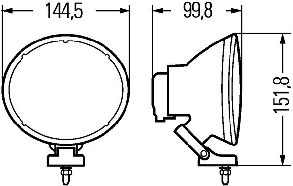 Hella Verstr set Comet 200FF Xenon 12V | 1F4 007 893-871