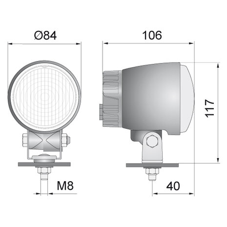 LED mistlamp 9W