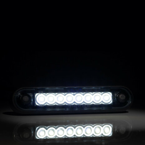 Fristom LED Markeringslamp Wit Dark Look Lang FT-073