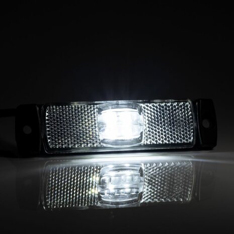 Fristom LED Markeringslamp Wit + Reflector FT-017 B