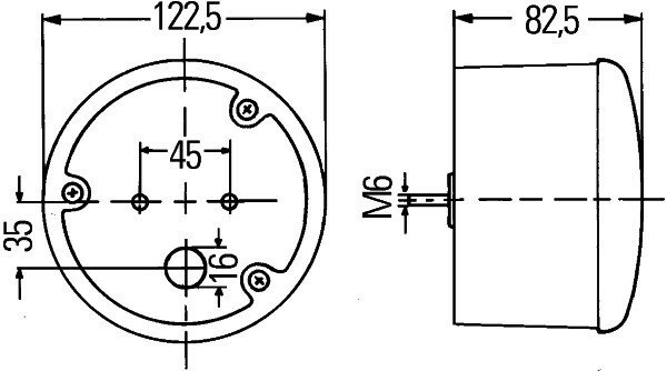 Achterl  briljant opt  12/24V Ø122,5 2SB 964 169-531