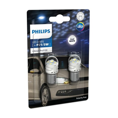 Philips LED Retrofit P21/5W Wit 12V 2 Stuks