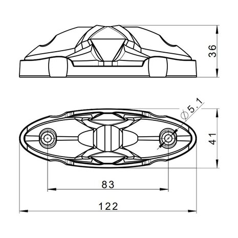 Fristom LED Markeringslamp 3-Functies FT-038 LED