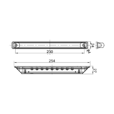 Horpol LED Derde Remlicht LSD 563