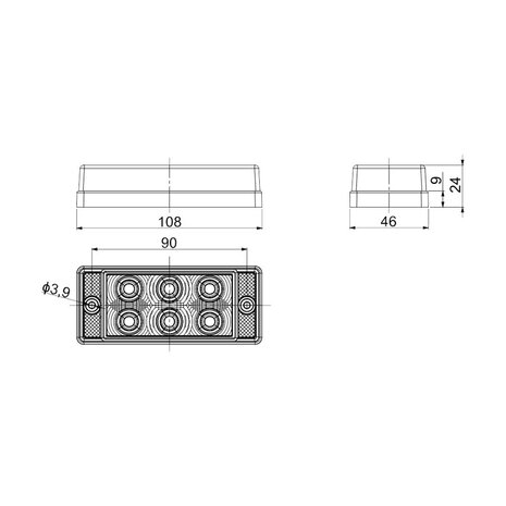 Horpol LED Mistlamp Compact LPD 591