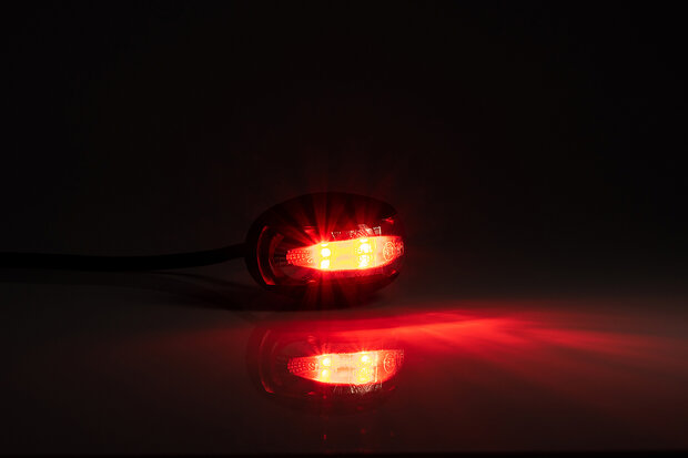 Fristom FT-012 C LED Markeringslamp Rood Ovaal