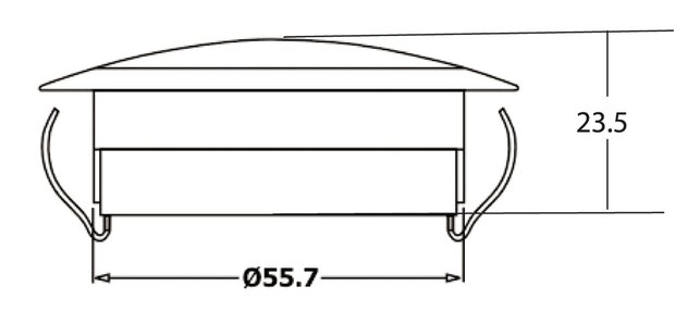 Dasteri LED Interieurlamp Inbouw Wit 24V