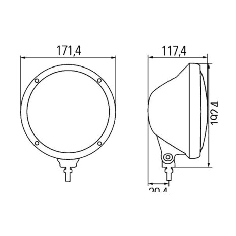 Hella Rallye 3003 Compact Halogeen Verstraler Chroom Helder | 1F3 010 119-111