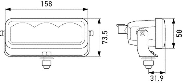 Hella Valuefit LBE160 LED Lightbar | 1FE 358 154-011