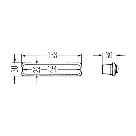 Hella Gloeilamp Interieurverlichting + Schakelaar Vrachtwagen | 2JA 001 357-002