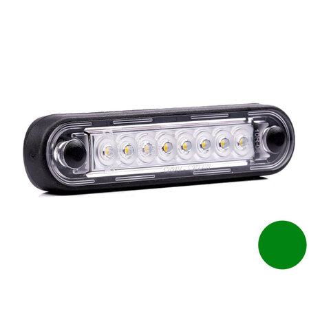 Fristom FT-073 ZIEL LED Markeringslamp Groen Lang