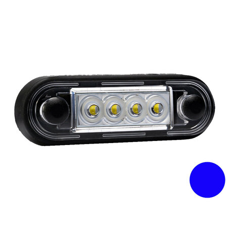 Fristom FT-073 N LED Markeringslamp Blauw Kort