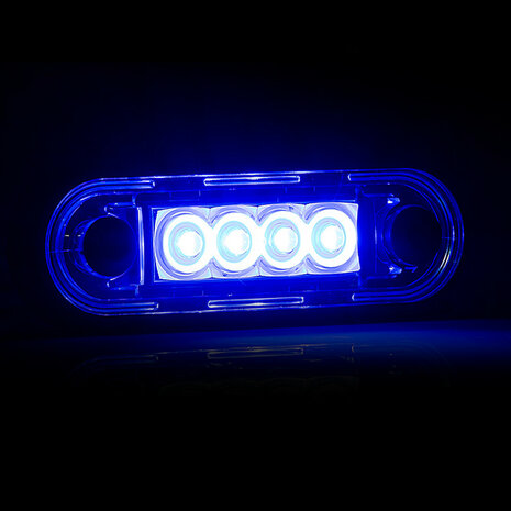 Fristom FT-073 N LED Markeringslamp Blauw Kort