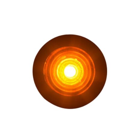 Horpol LED Positielicht Oranje Rond Ø28mm Inbouw LD-2629