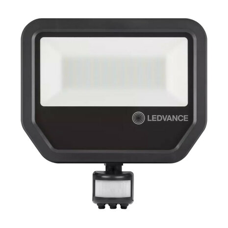 50W LED Bouwlamp 230V + Sensor 3000K