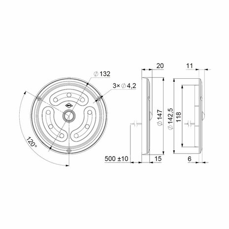 Horpol LED Interieurlamp + Sensor Cool White LWD 2759