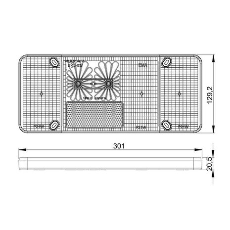 Lampglas Horpol Rechts KZD 288