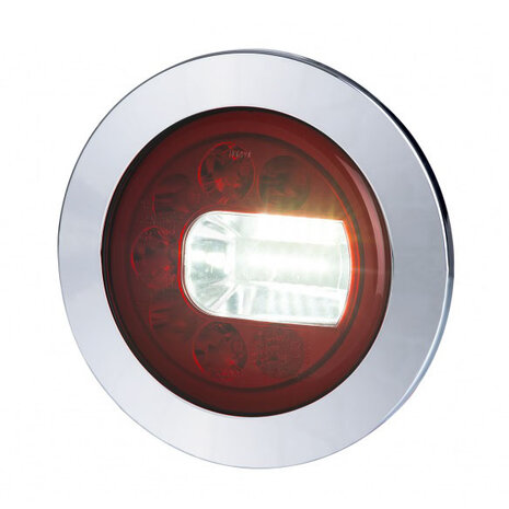 Horpol LED Mist- en Achteruitrijlamp Rechts Chrome LUNA LZD 2453