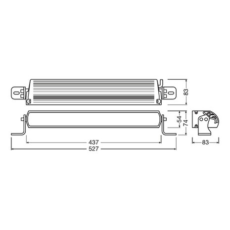 Osram LED Lightbar Verstraler FX500-SP SM GEN2 43cm